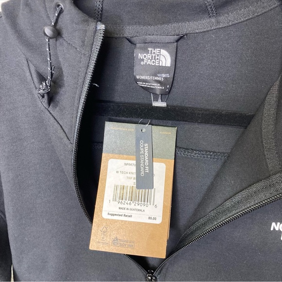 Norhface Black Zip Up Hoodie size Small - Picture 4 of 6